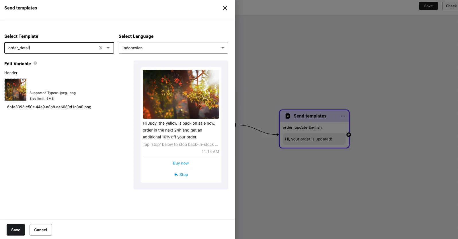 YCloud product screenshot