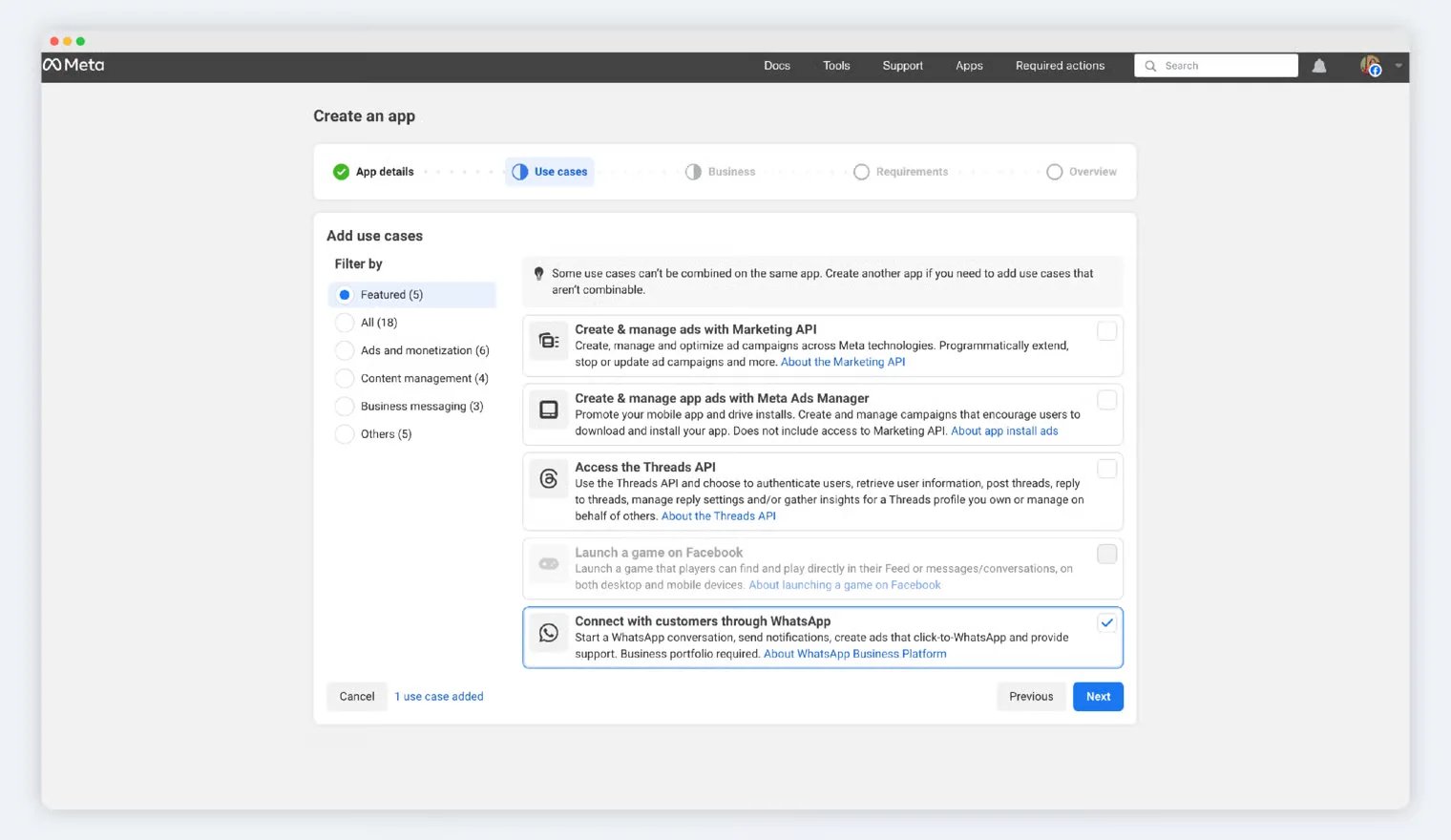 YCloud product screenshot