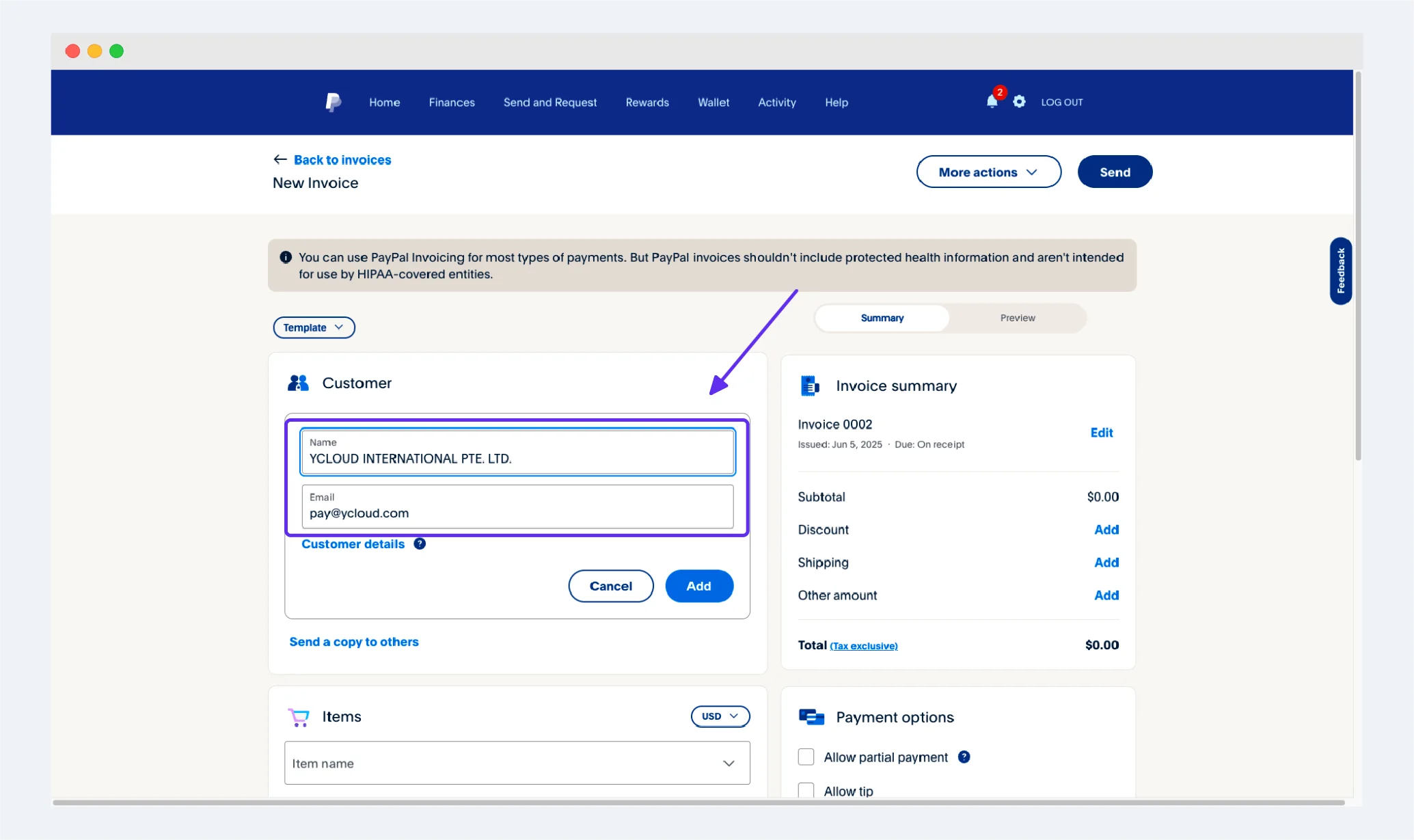 Captura de tela do produto YCloud