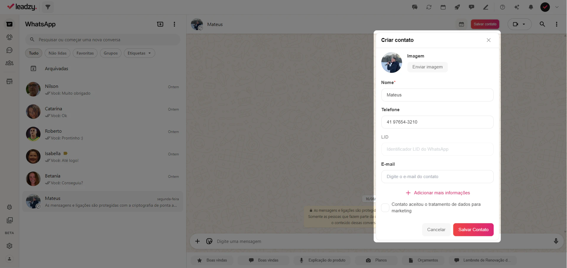 Adicionar Extensão