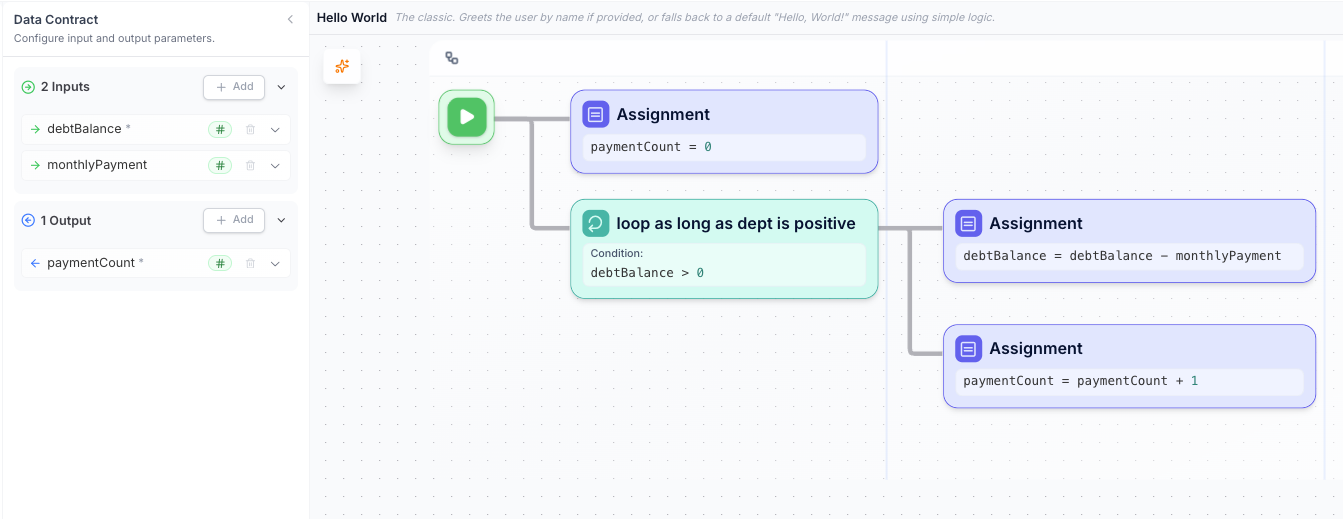 Loop with While Condition Example