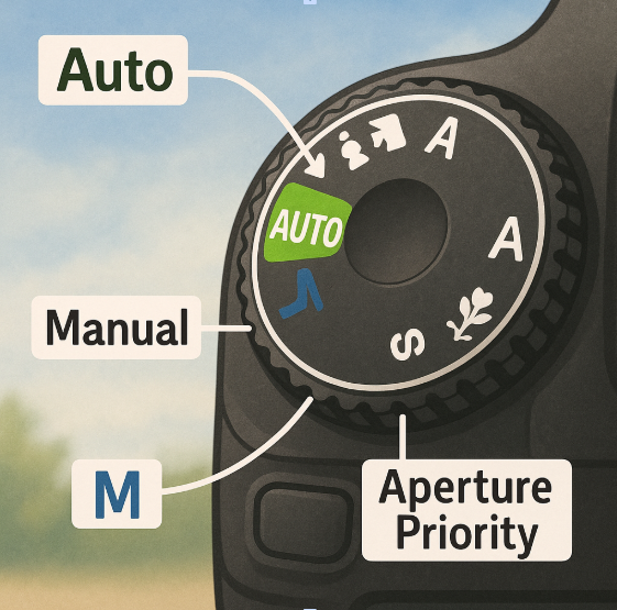 Camera dial diagram