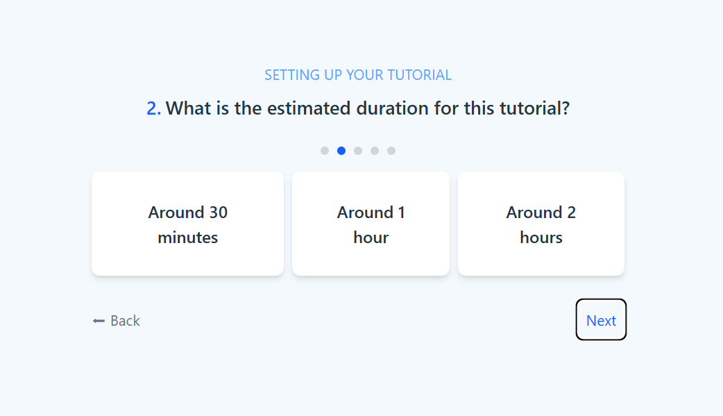 Duration picker