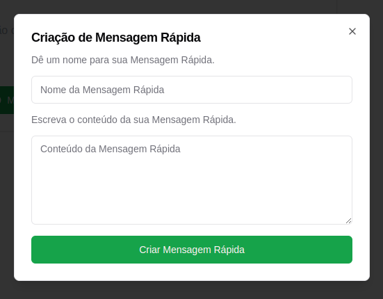 imagem dos campos de título e conteúdo