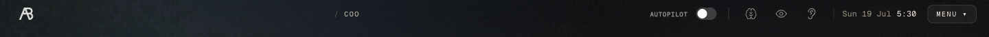 The console command nav strip