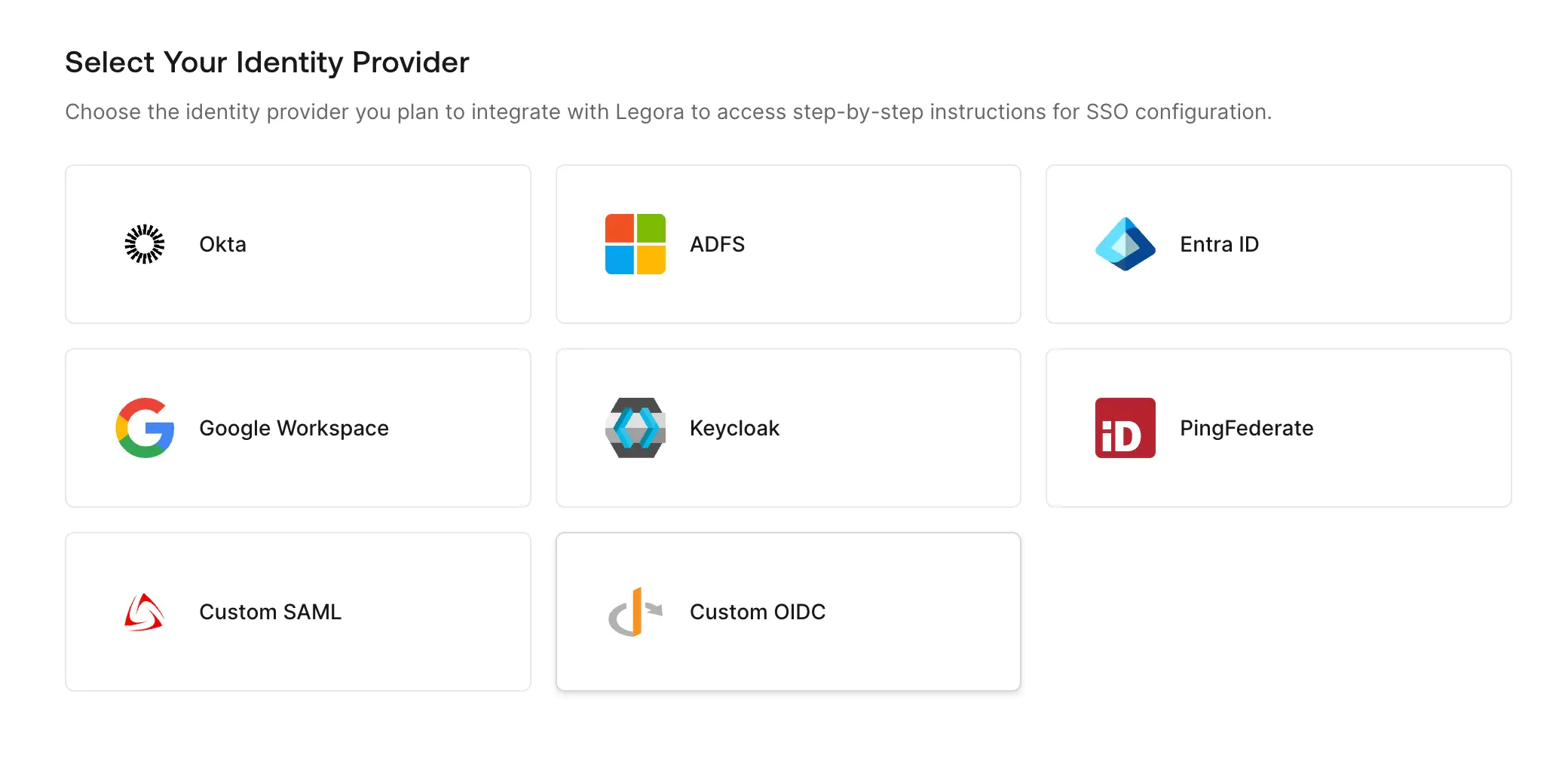 Screenshot 1 zum Leitfaden zur SAML-SSO-Integration