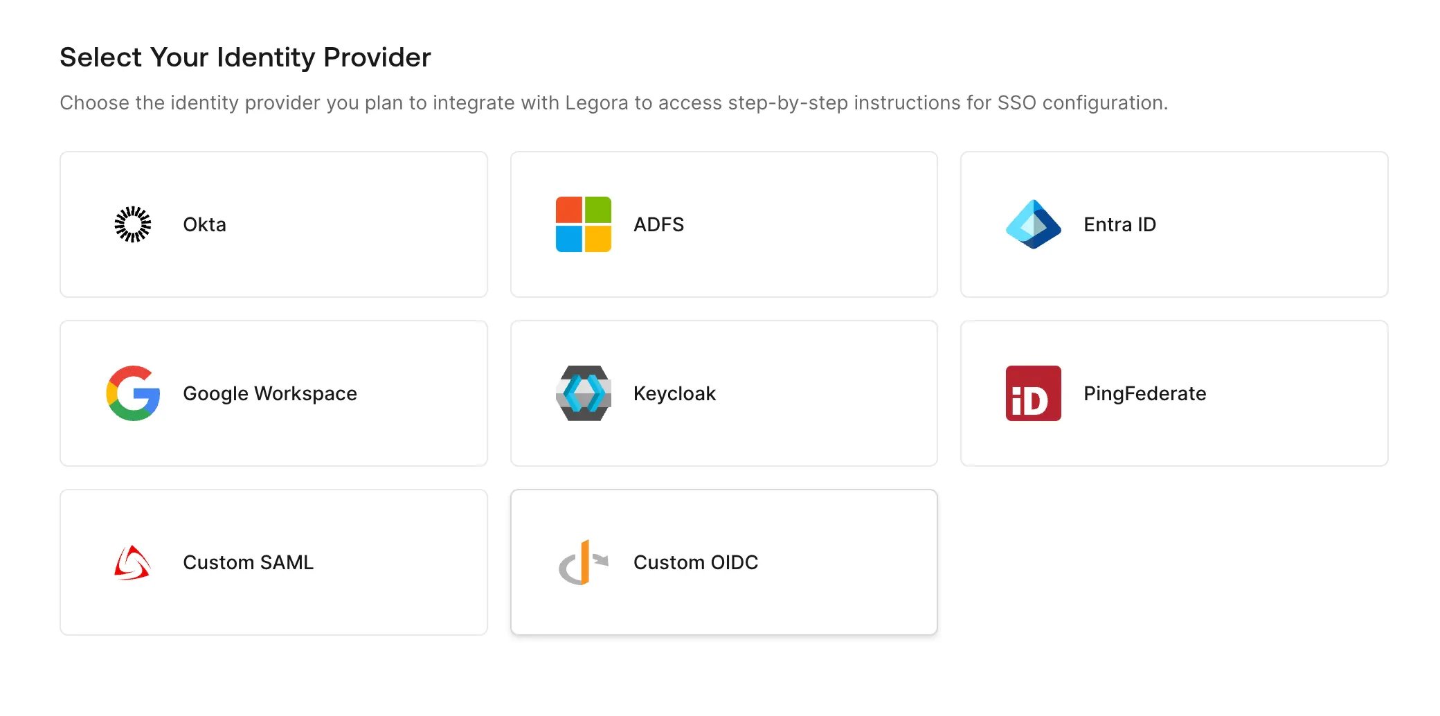 Screenshot 1 zum Leitfaden zur SAML-SSO-Integration