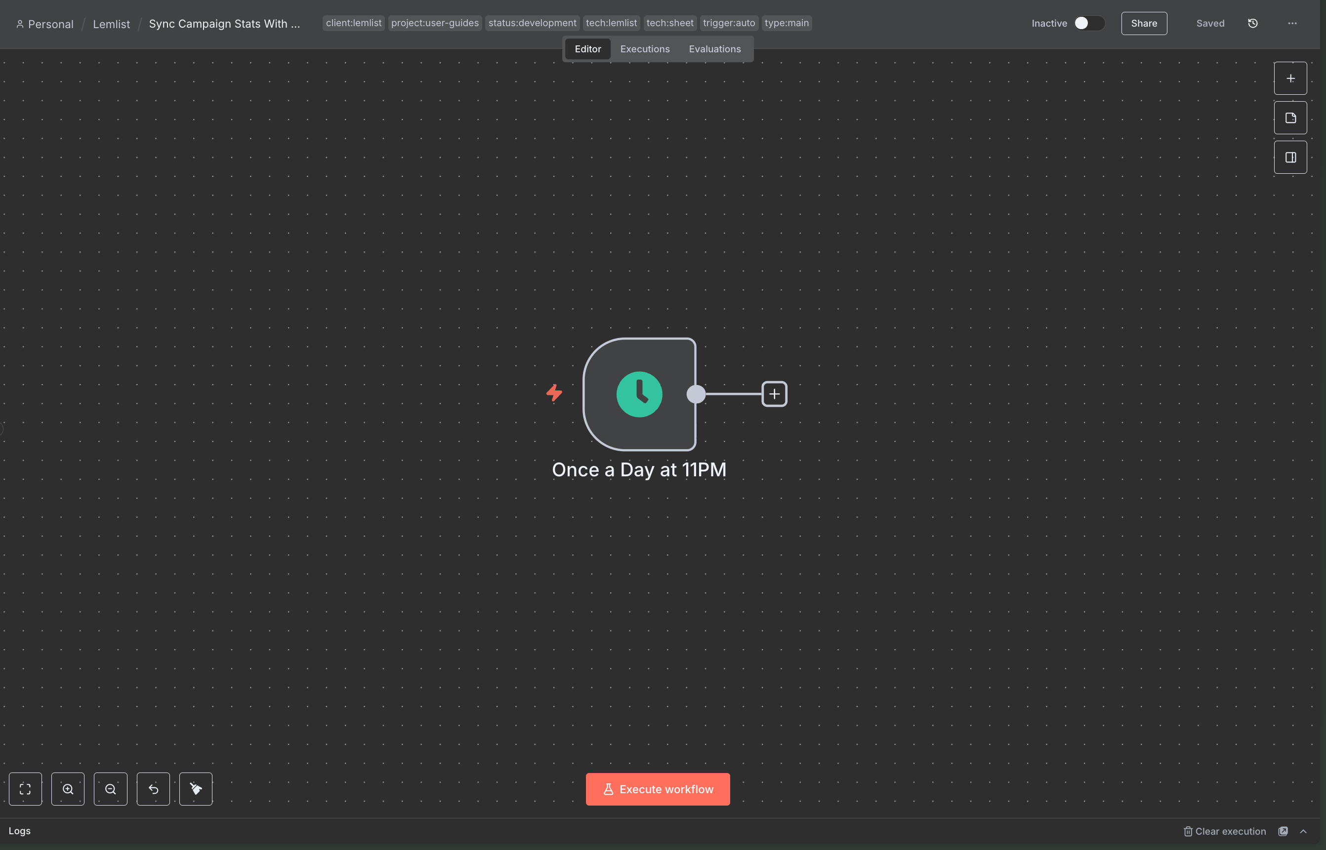 schedule trigger configuration