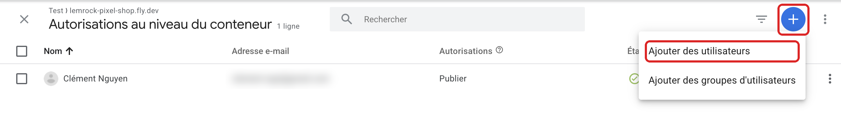 Ajouter des utilisateurs