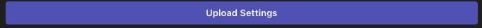 Tbag Sync Upload Settings