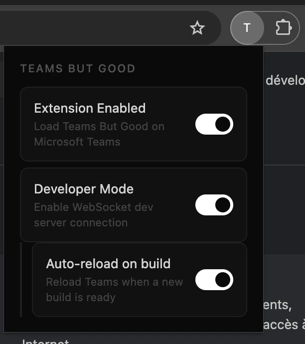 Extension Open