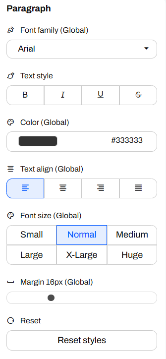 sidebar style