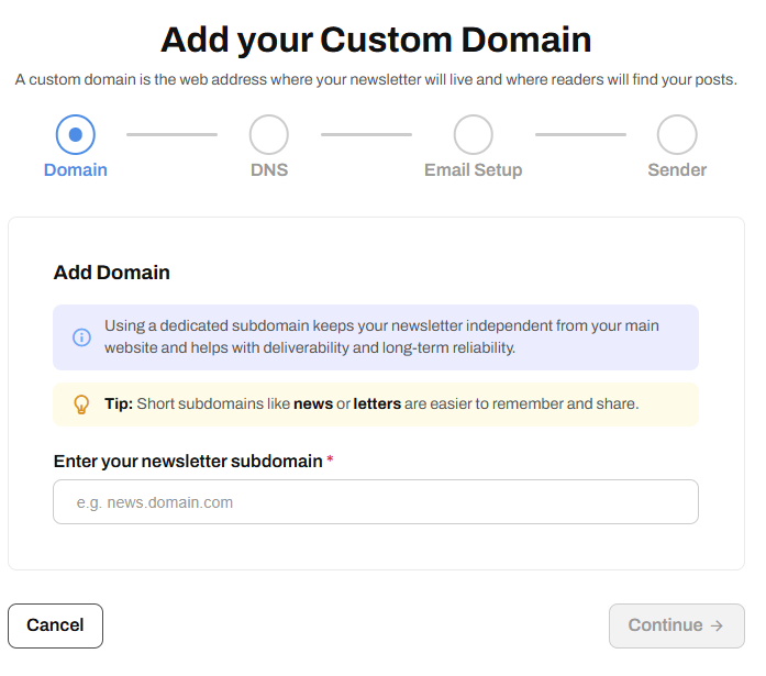 Set Custom Domain 2 Set Custom Domain 2