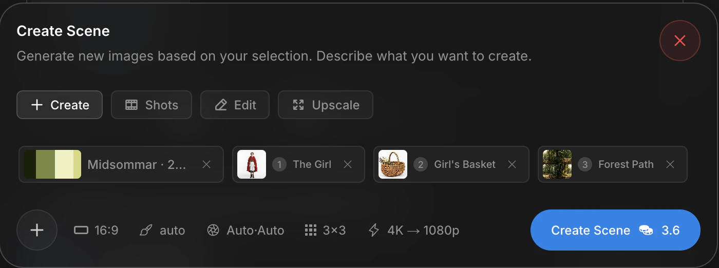 Bottom panel options