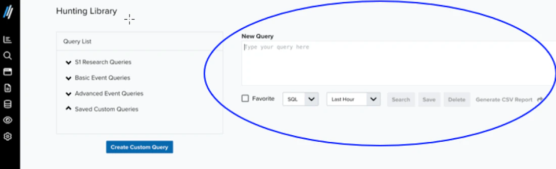 Submitting a custom query - Level Blue