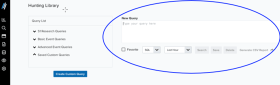 Submitting a custom query - Level Blue