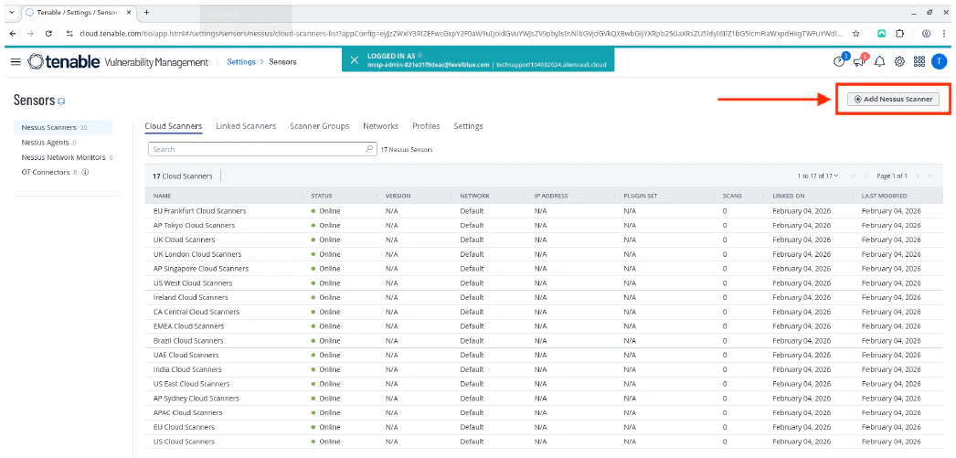 Hyper V Add Nessus Scanner Hyper V Add Nessus Scanner