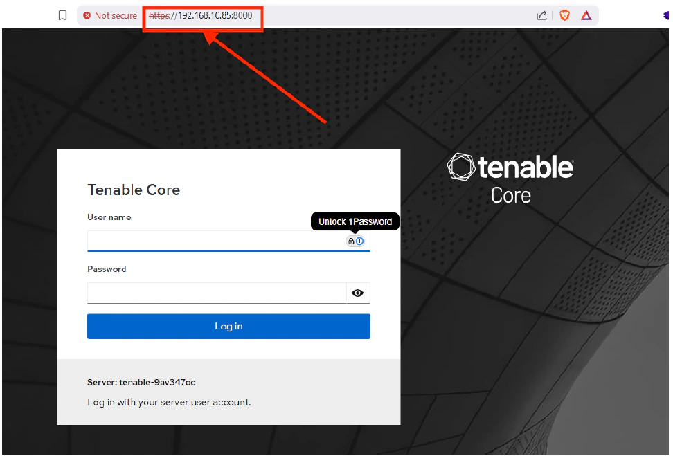 Hyper V Tenable Core Login