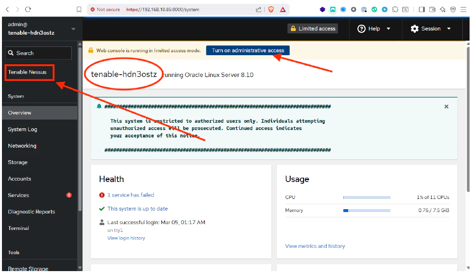 Hyper V Tenable Dashboard