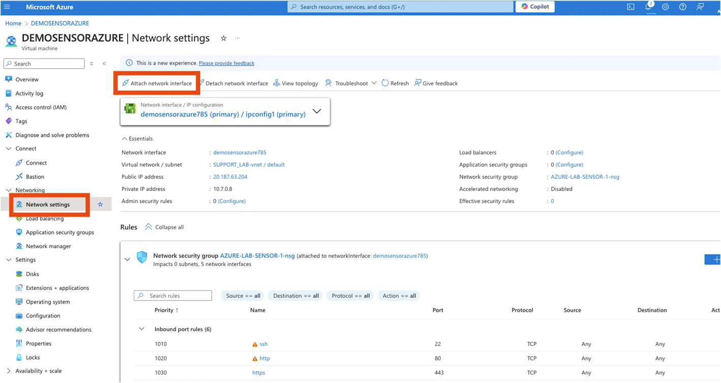 Redeploying an Azure Sensor Using the Same IP - Level Blue