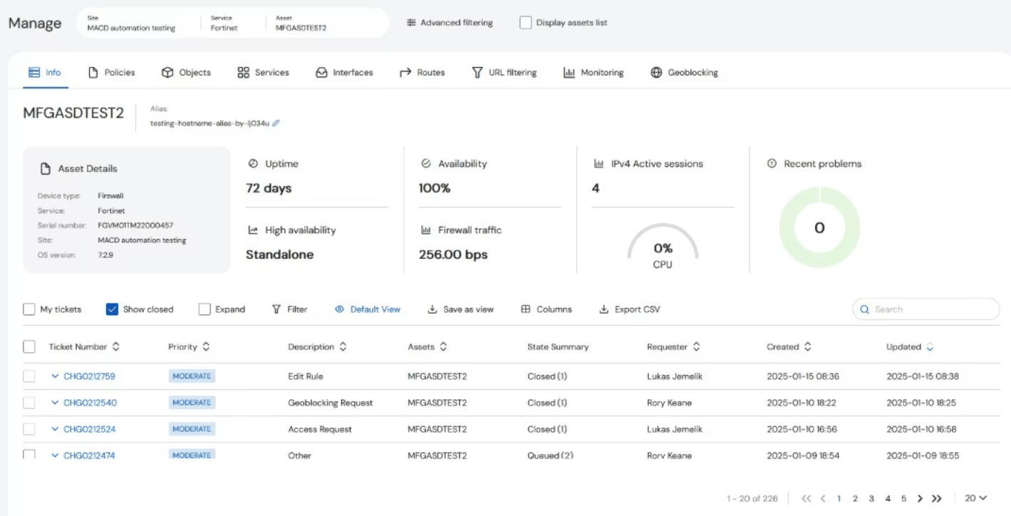 APM Manage Overview