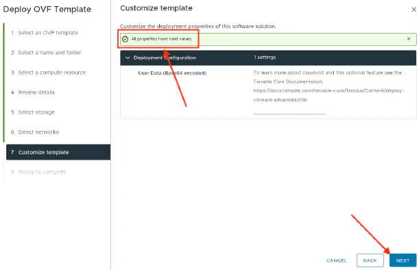 V Mware Valid Values
