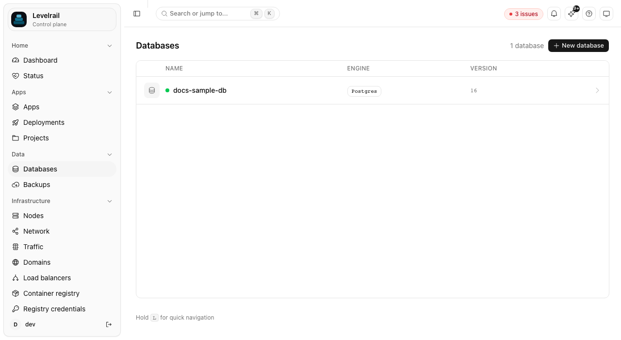Databases