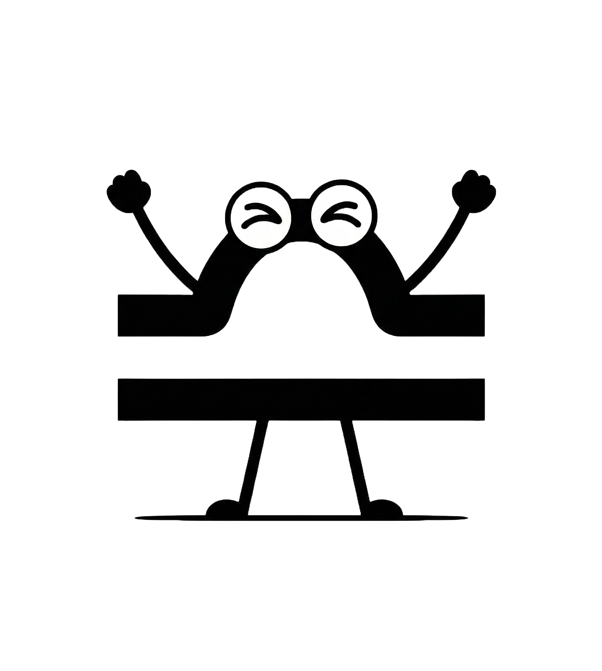 Libra-Maskottchen jubelt