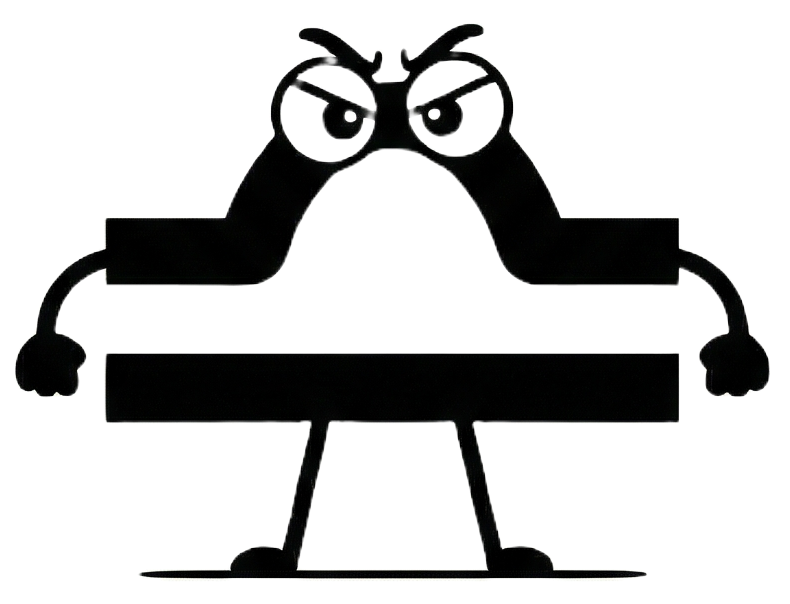 Libra-Maskottchen, entschlossen