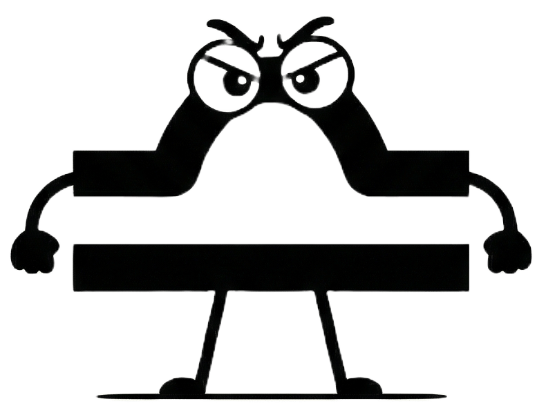 Mascota de Libra con gesto decidido