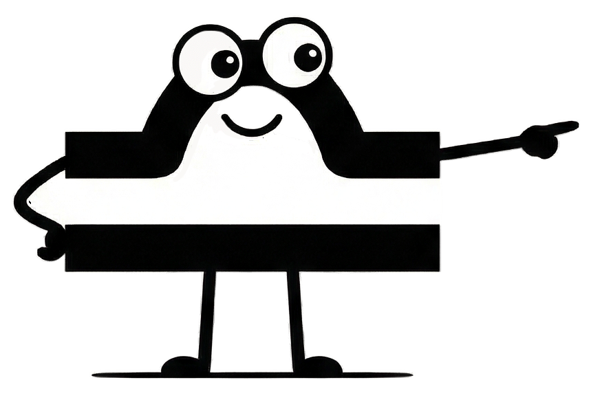 Libra-Maskottchen zeigt