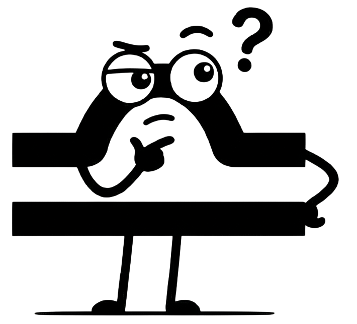 Libra-Maskottchen fragend