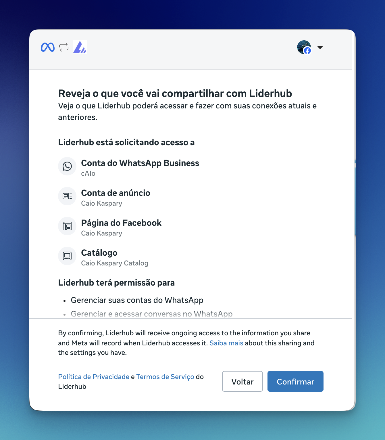 Revisão dos ativos compartilhados