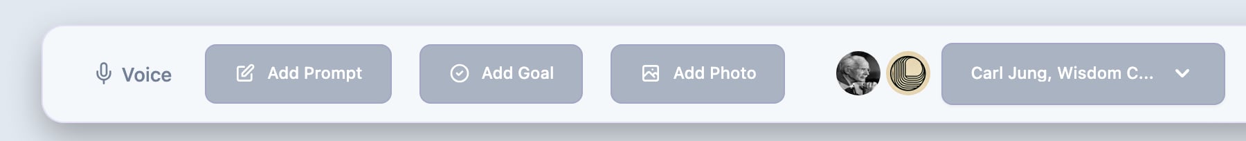 The journal composer toolbar on web