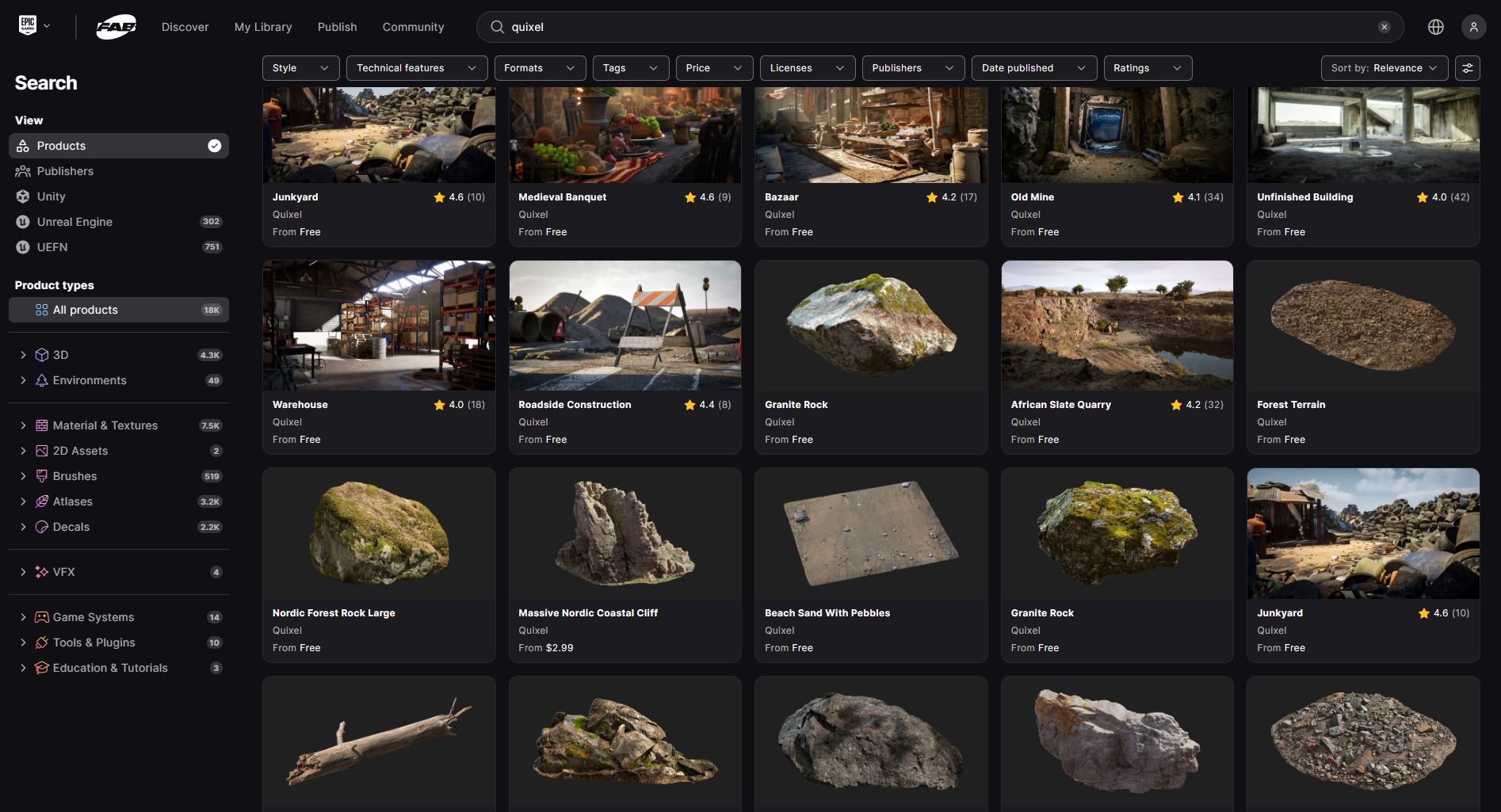 Creating with Megascans - Lightcraft Docs