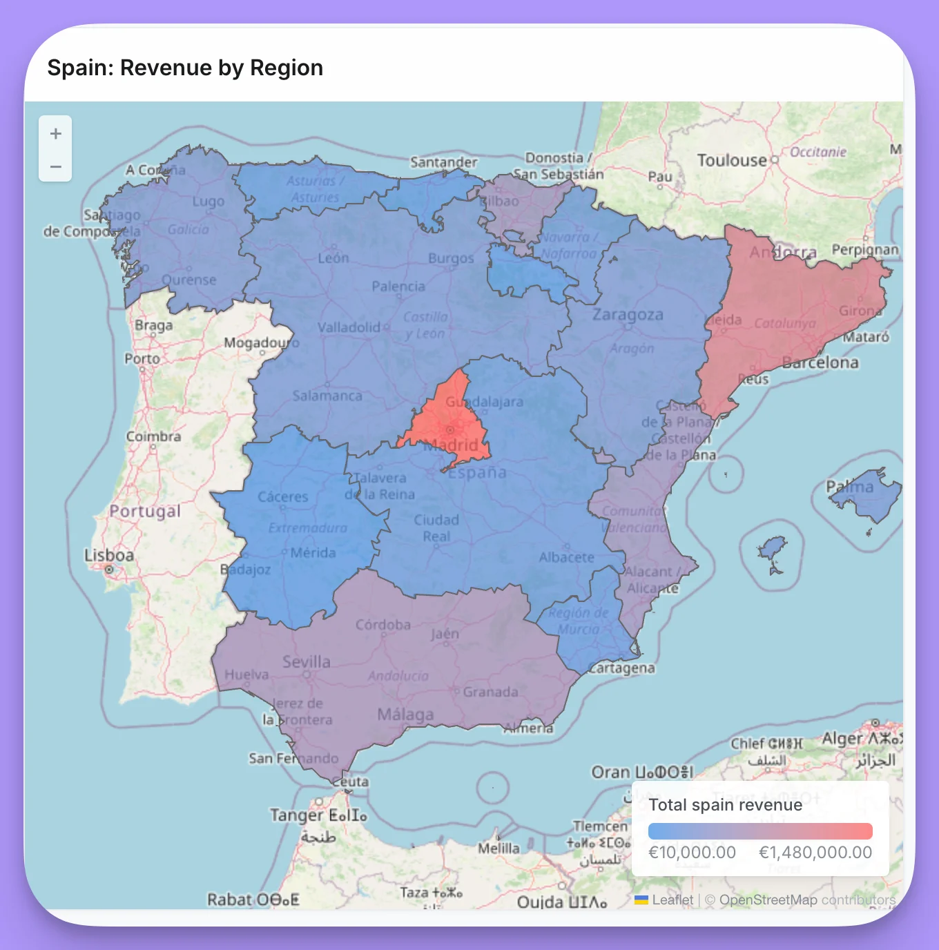 choropleth map