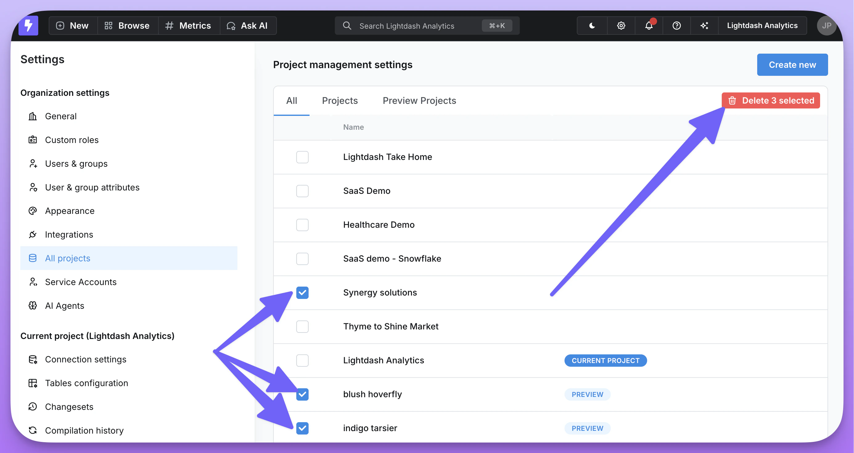 screenshot-delete-project