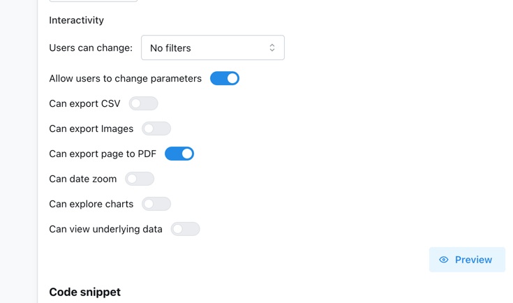 Configure iframe interactivity