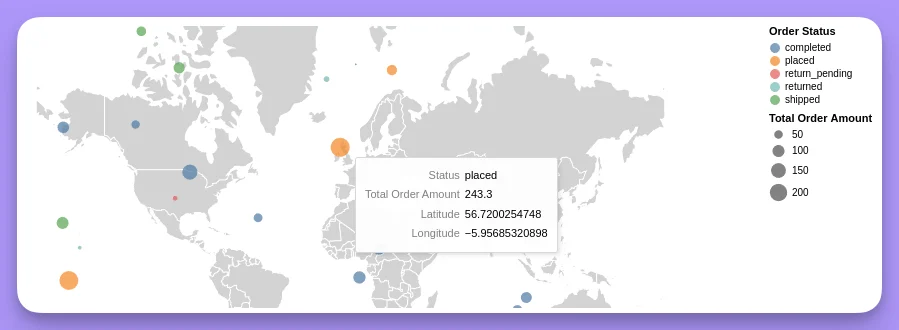 Custom Map Chart