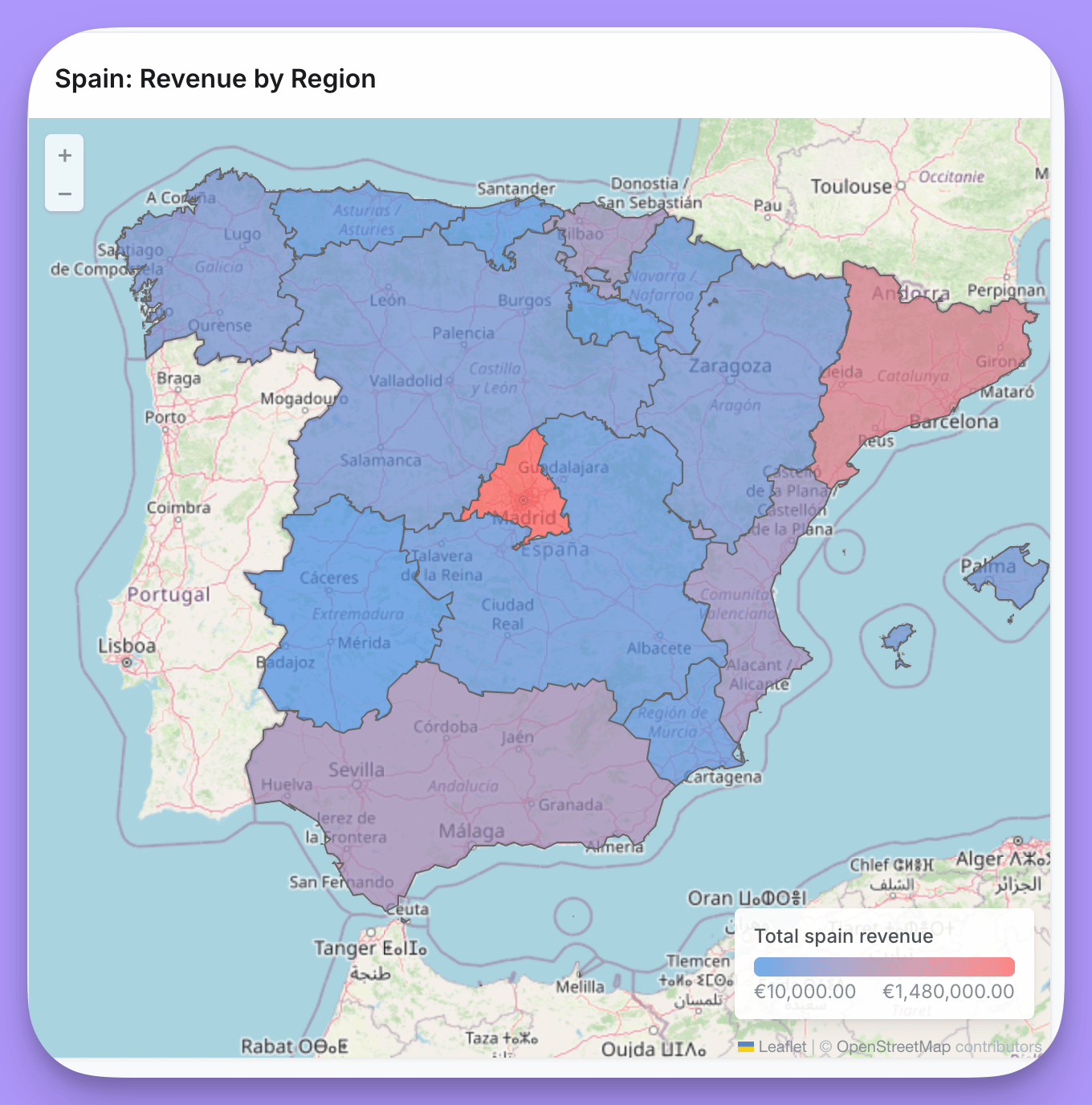 choropleth map