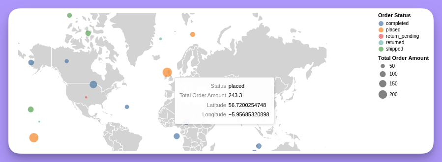 Custom Map Chart