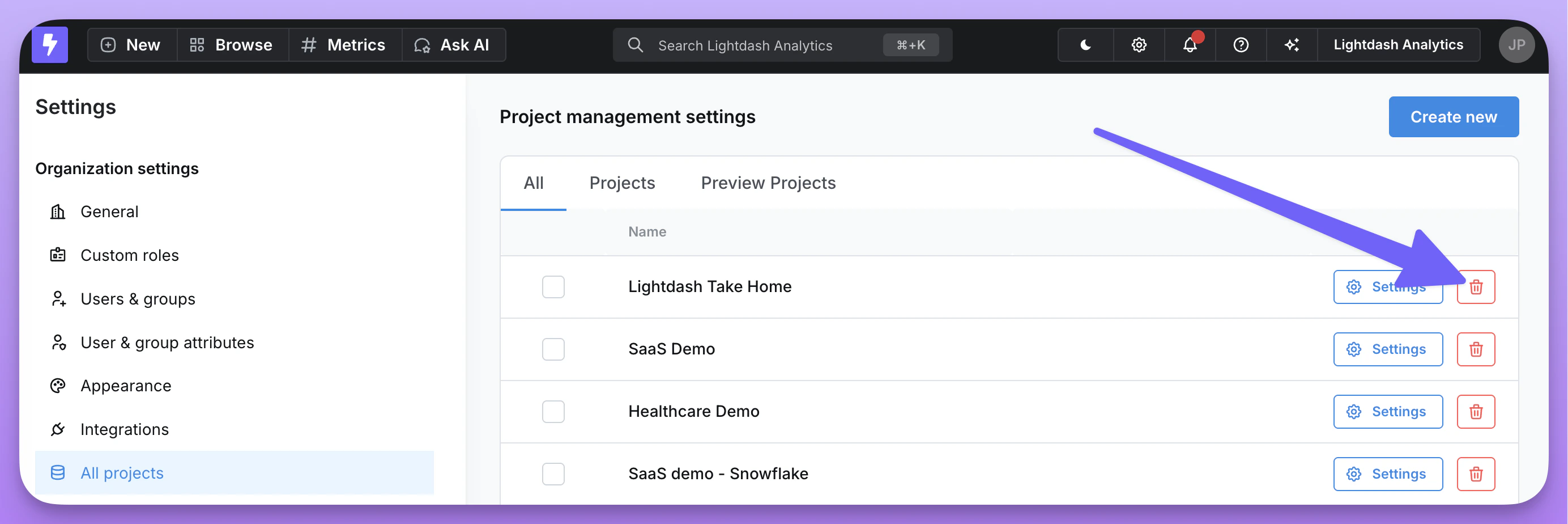 screenshot-delete-project