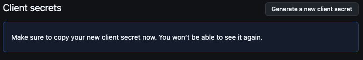 Github Generate Client Secret Pn