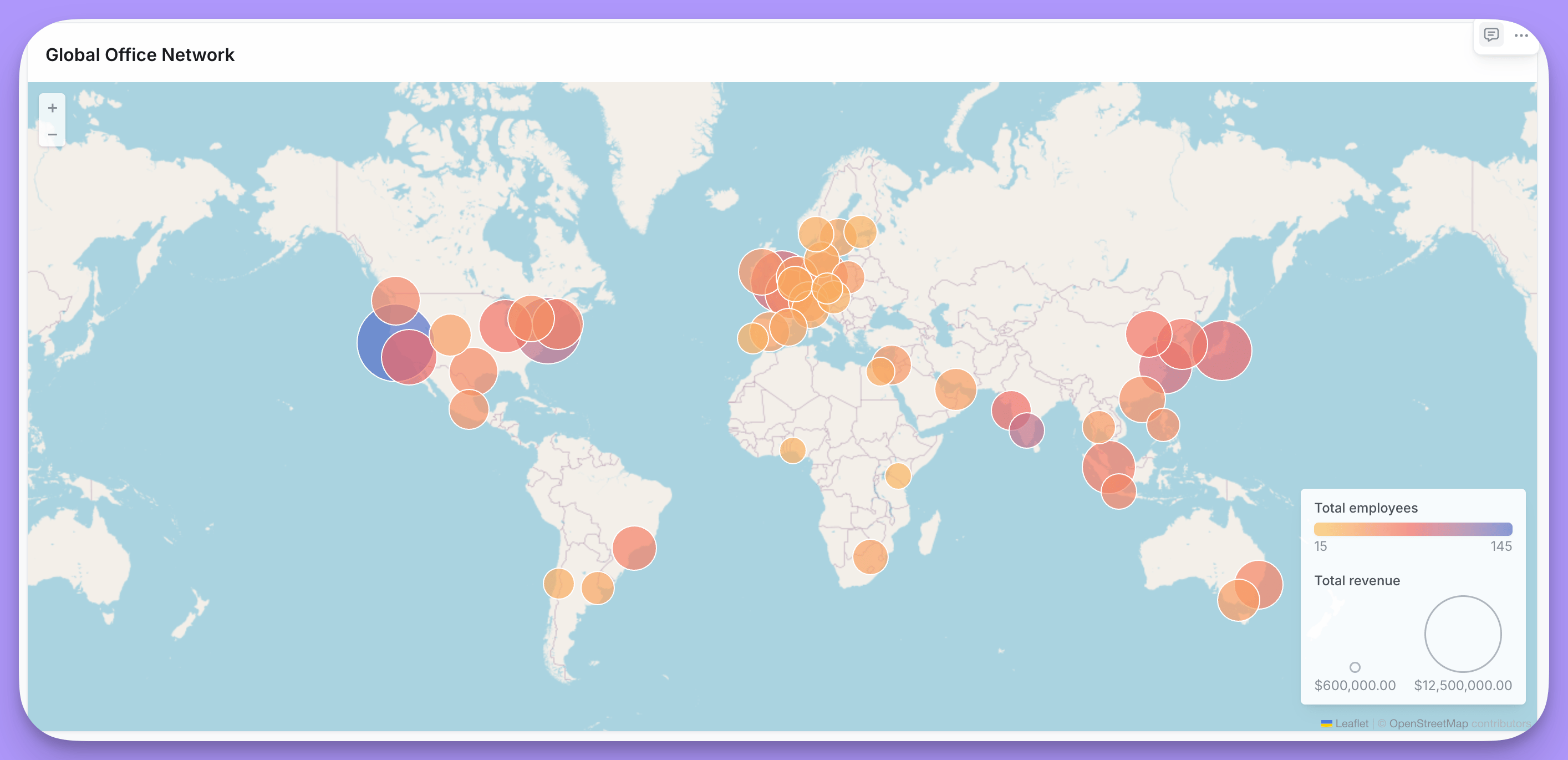 scatter map
