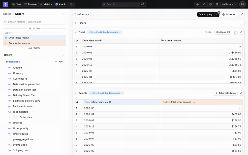 Screen recording of adding a second explore to a query, choosing the join field and running the merged query