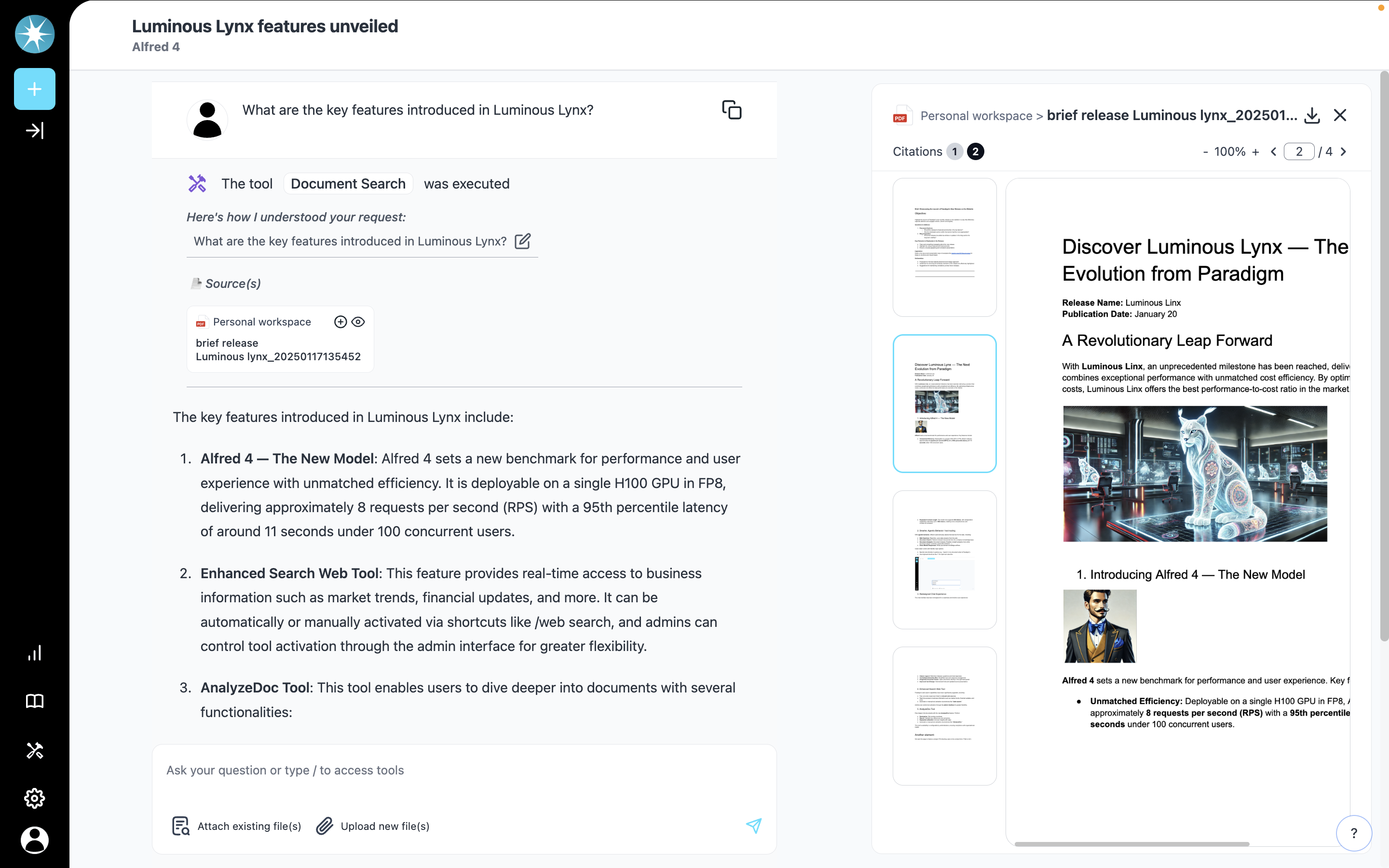 Améliorations de l'Interface de Chat