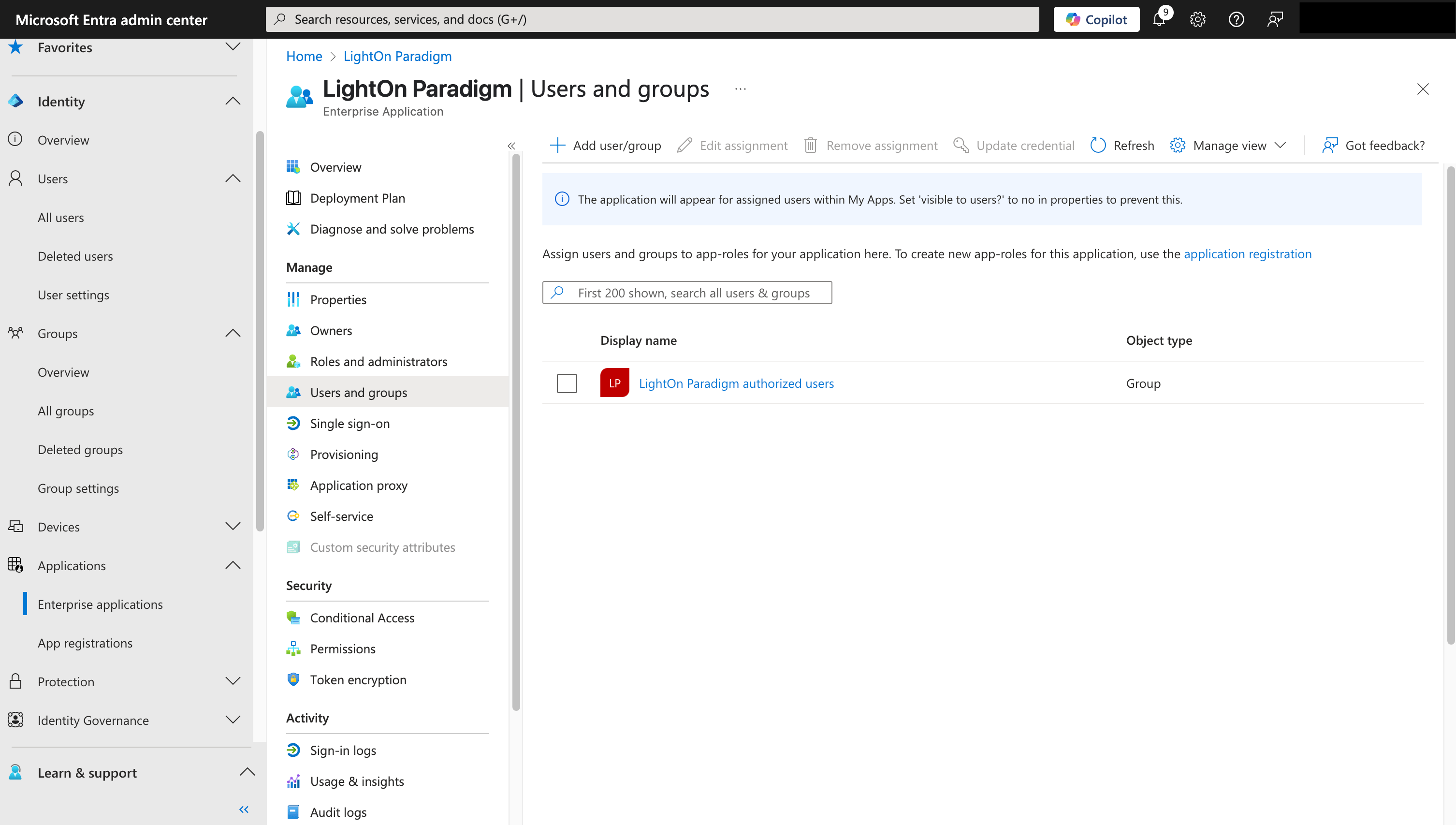 Users and Groups