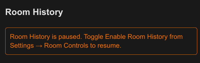 Roomhistory Off Roomhistory Off