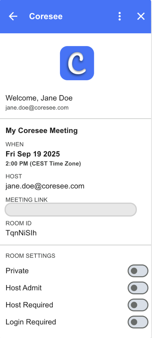 Googlecalendar Details