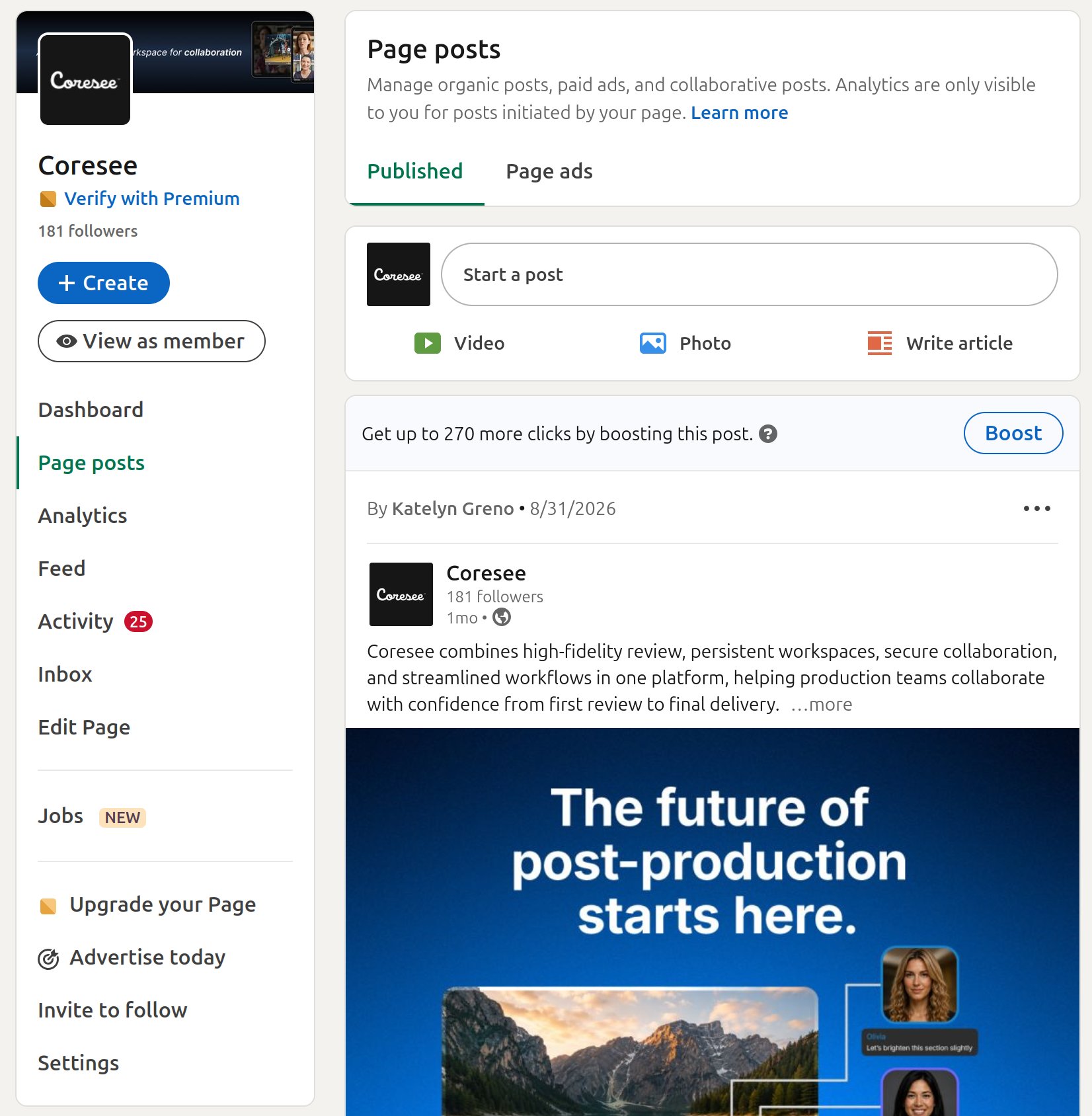 Linkedin Create Linkedin Create